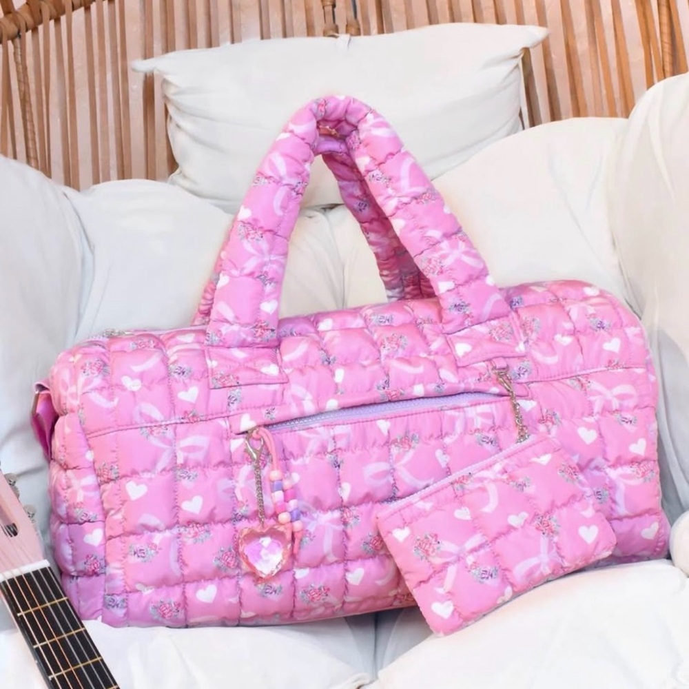 Pink Quilted Women's Bag